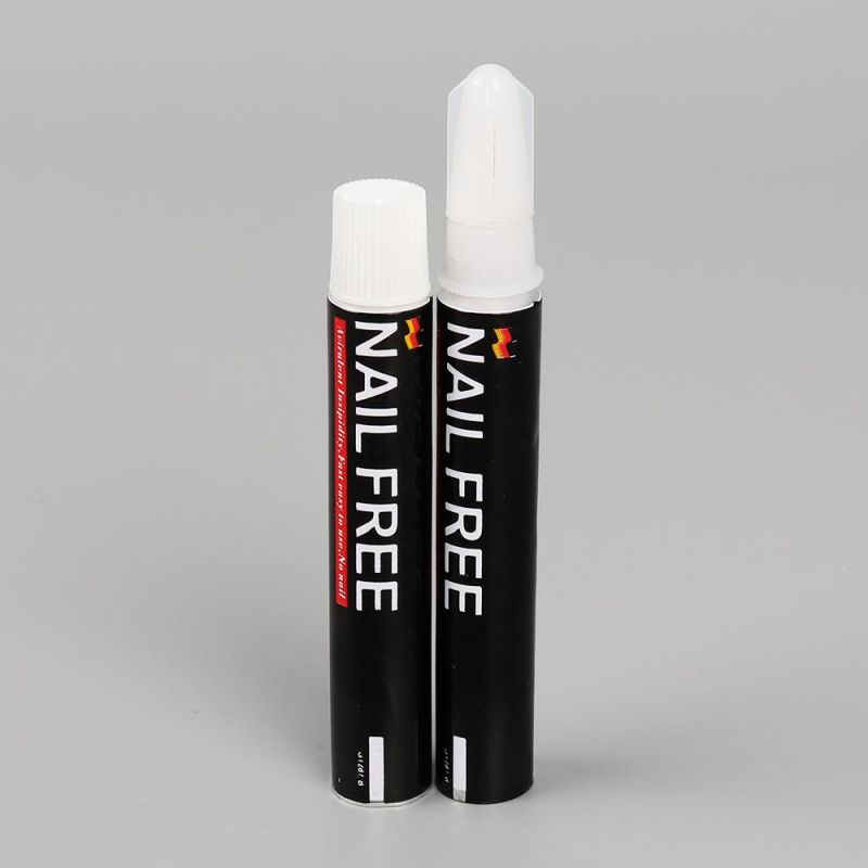 Super Glue Tube Manufacturer Collapsible Aluminium Tubes High Quality with Three Pieces Cap