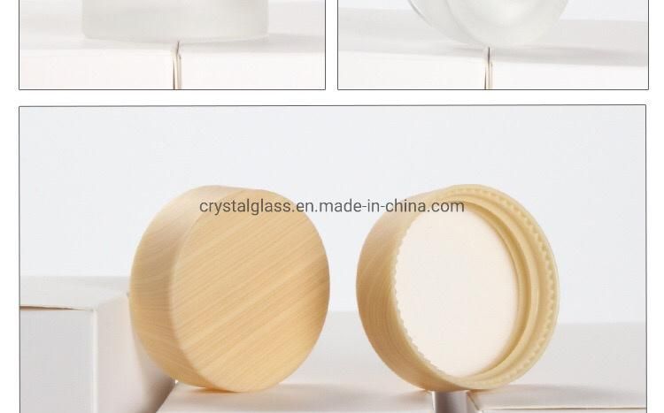 30g 50g Wood Cream Jars Cosmetic Packaging