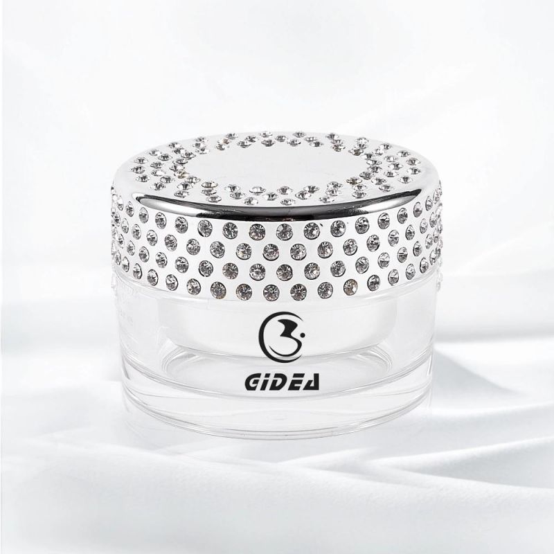 100g Shiny Silver Luxury Diamond Cream Jar
