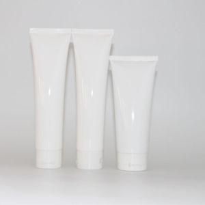 White Glossy Blank Tube Hot Sale PE Plastic Cosmetic Squeeze Tube Empty Wholesale Manufacturing OEM Packaging Soft Tube