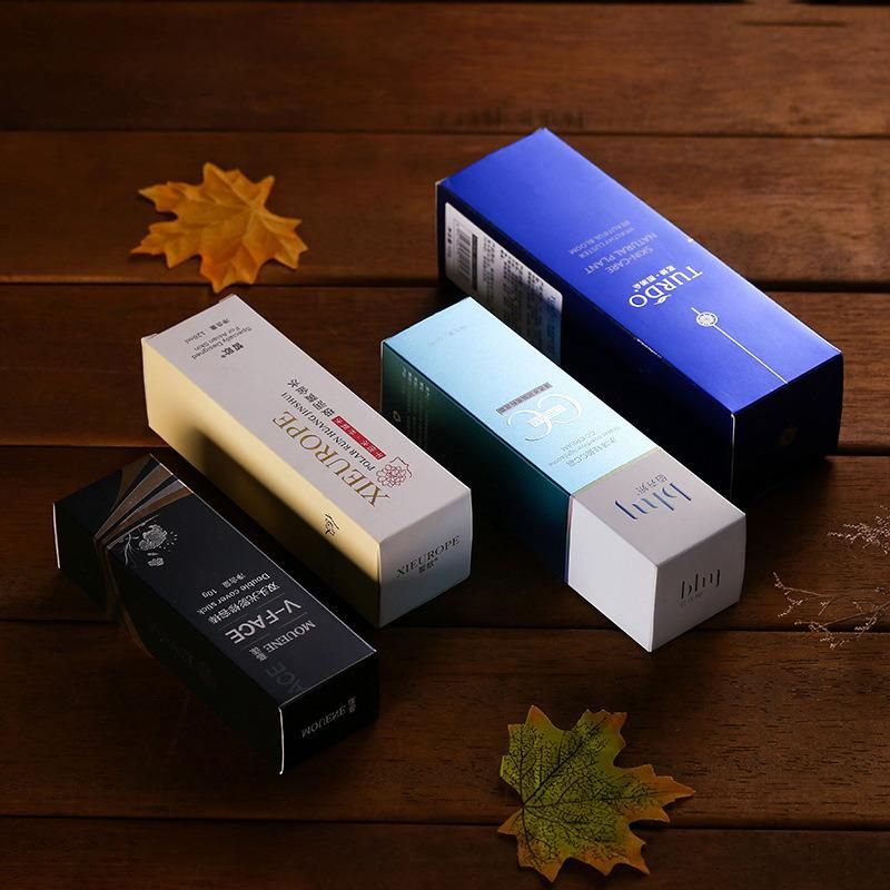 3/5 Ml Logo Customized Cosmetic Matt Magnetic Long Paper Gift Box Essential Oil Perfume Sample Set Packaging Box with Foam