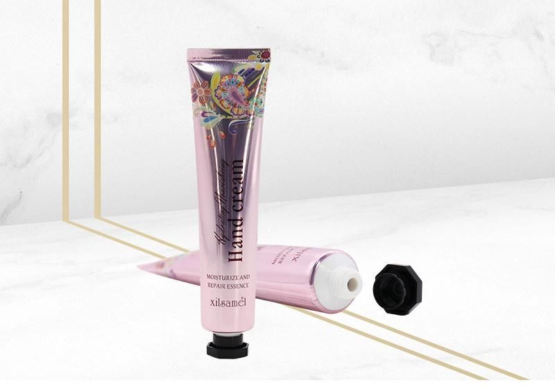 Wholesale Skin Care Packaging 30ml 1oz Pink Laminated Squeeze Hand Cream Containers