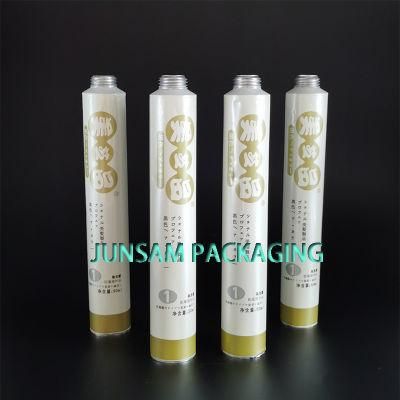 Animal Food Packaging Pure Squeeze Aluminum/Aluminium/Alumium Tube Collapsible Hair Dyeing Cosmetic Packaging Container