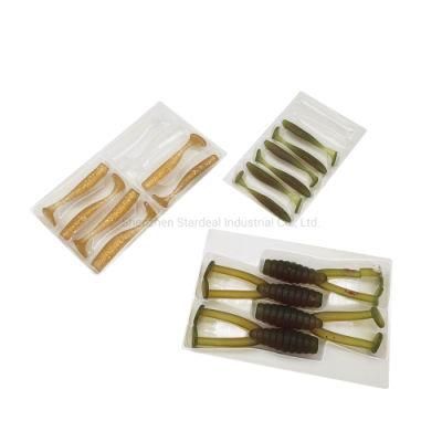 Soft Fishing Lure Clear Blister Pet Tray PVC Plastic Insert