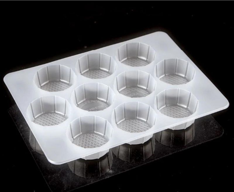 6 Compartments Disposable Plastic Cookie Blister Packaging Tray