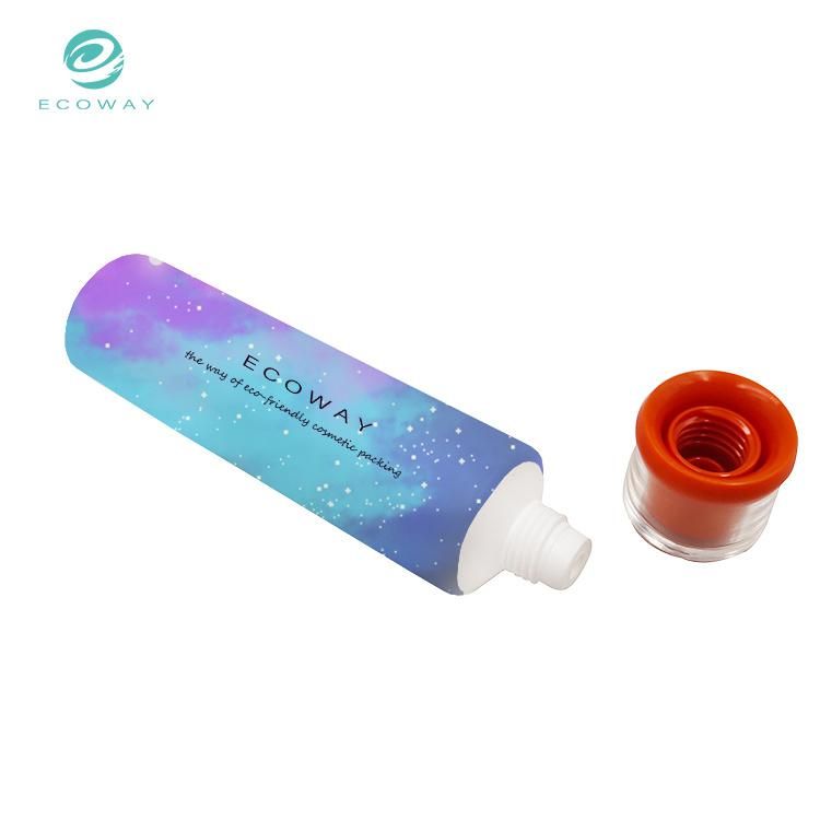 PE 40ml White Note Head Starry Sky Pattern Care Series Hotel Supplies Tube