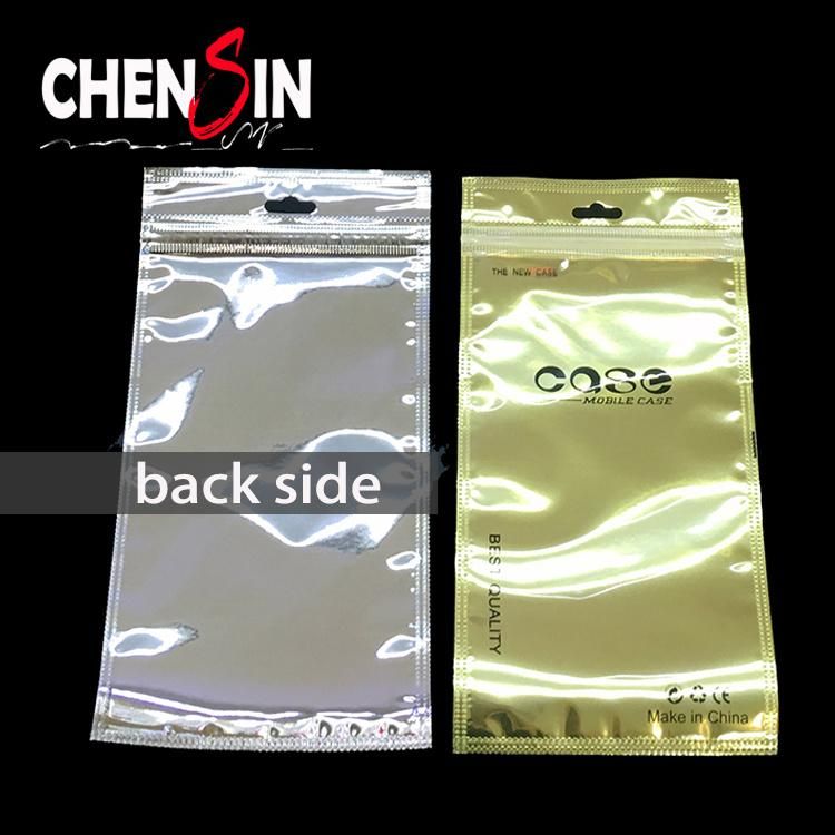 Golden Packaging Bag Aluminum Foil Plastic Bag with Zipper Bags