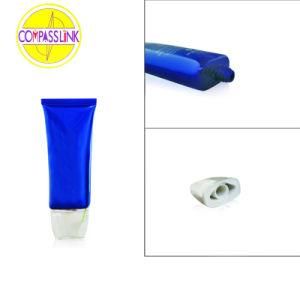 Blue Color Hot Sale Soft Cosmetic PE Plastic Squeeze Tube Wholesale OEM Manufacturing Packaging Cream Tube