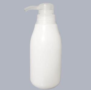 500ml White Color PE Shampoo Shower Jel Bottle
