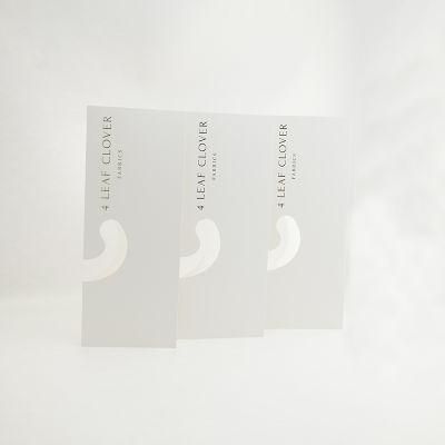 400GSM White Cardborad Paper Fabric Sample Hanger