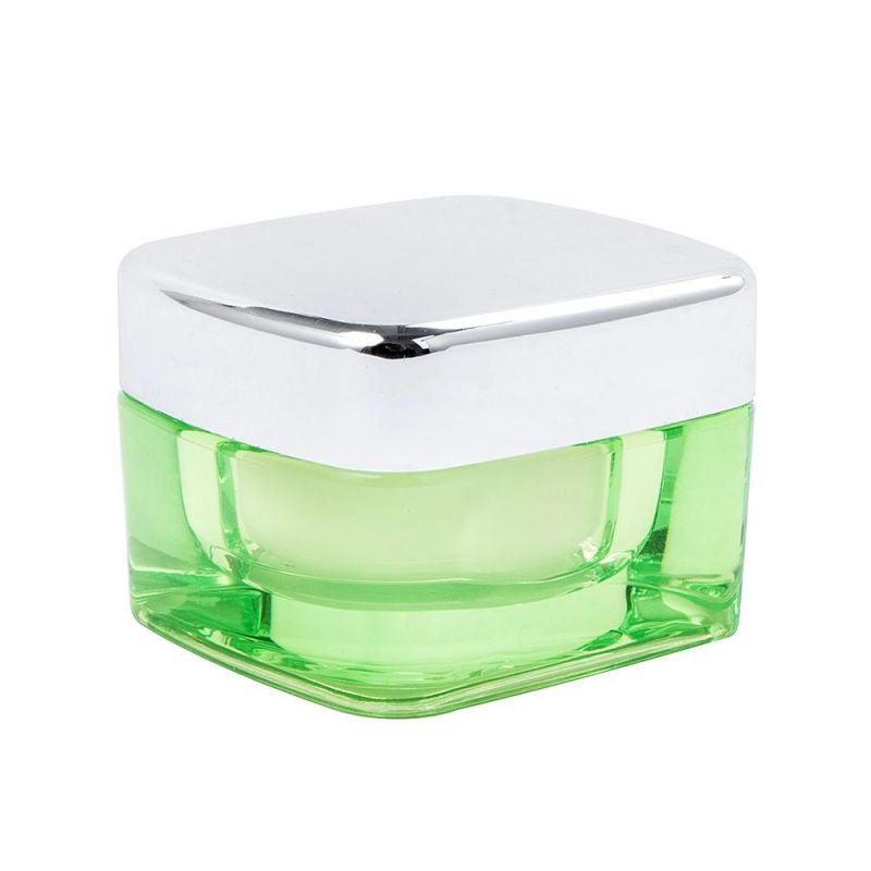 15g 30g 50g Square Cosmetic Acrylic Jar