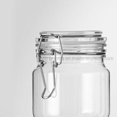250g Pet Honey Bottle with Steel Wire Clasp Handle for Honey Packing