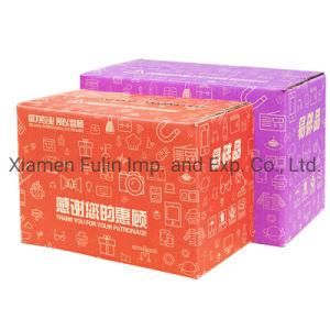 Cardboard Custom Printed Design Patterned Medium Carton Corrugated Delivery Box
