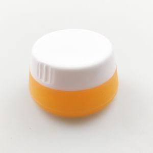Avon Supplier Makeup Package Bottle FDA Food Grade Silicone Cream Containers Cosmetic Jar, Orange