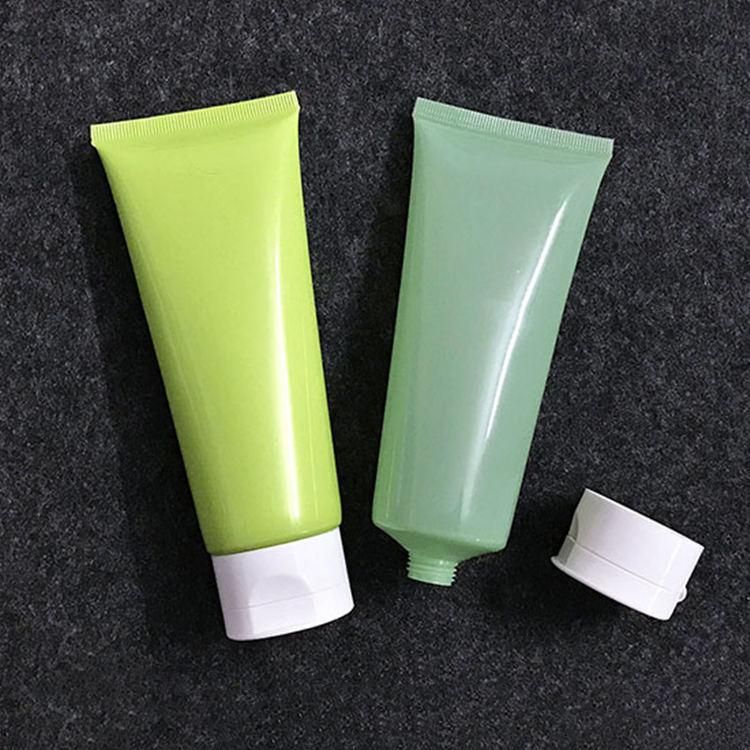 Colored Plastic Cosmetic Tube with Nozzle Cap