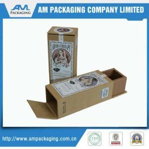 Brown Kraft Set up Box with Label Printing Inner Box Hold Cosmetic Tube