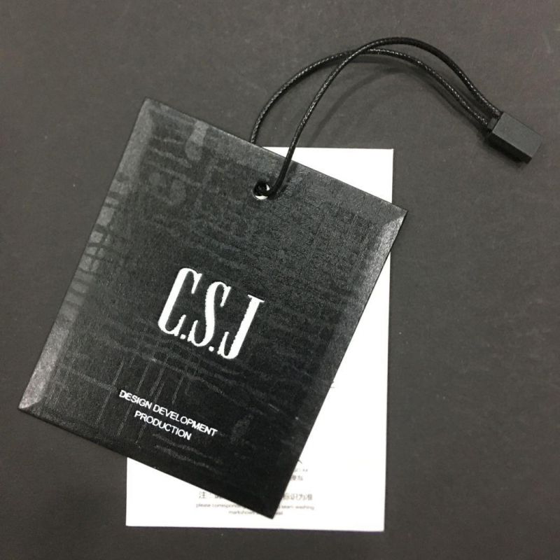 Manufacturer OEM Hangtag for Garment Pringting Label