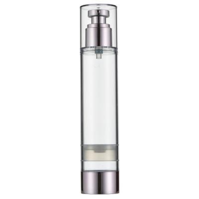 Rose Gold Airless Bottle Acrylic Airless Bottle for Cosmetics