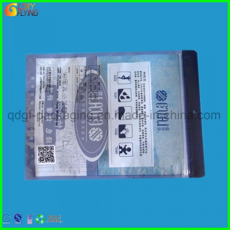 Plastic Bag for Packing Garment with Zipper/Packaging Bags Zip Lock Bag