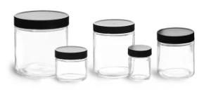 Fashionable Straight Round Glassware/Glass Container/Mason Glass Jar for Sale