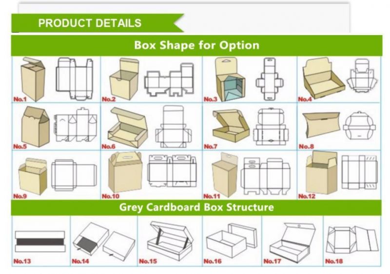 Custom Logo Color Corrugated Display Cardboard Gift Cosmetic Packaging Box