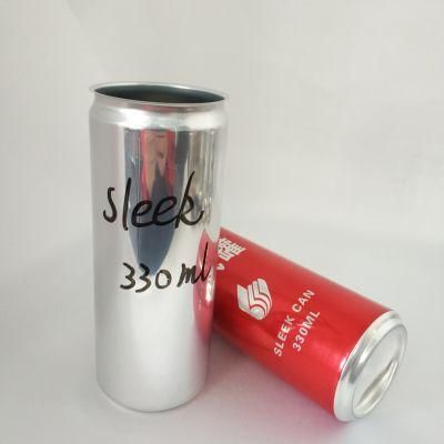 Custom 330ml Aluminum Sleek Beer Cans with Your Own Label
