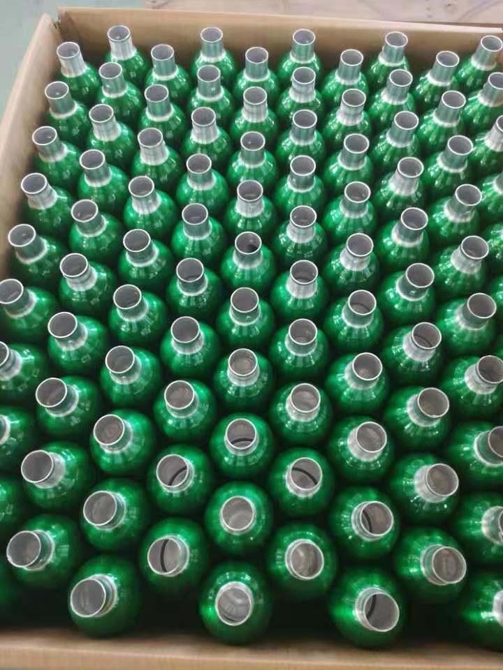 Empty Clear Aluminium Bottles for Chemicals 250ml