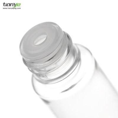 20 Ml Transparent Cylinder Pet Essence Bottle with Screw Cap