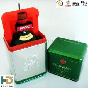 China Tin Box Factory for Wine Bottle Packaging Can
