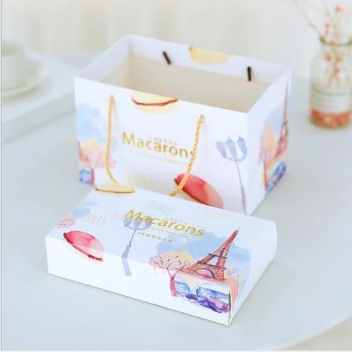 Wholesale Eco Takeway Food Retail Pie Macarons Cake Cookie with Custom Logo Packing Box Snowflake Pastry Dakwaz Box with Clear Plastic Window Muffin Box Package