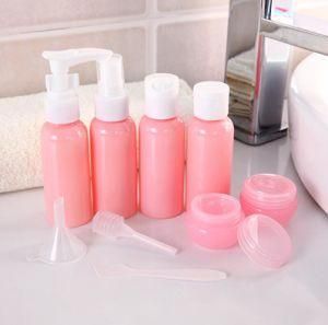Travel Spray Bottle Cosmetic Packaging Empty Cosmetic Containers Essential Oil Bottles Flip-Cap Pump Plastic Bottle