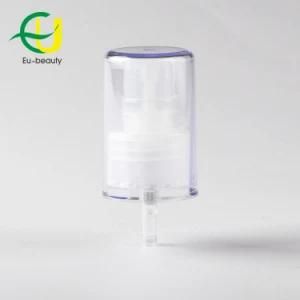 24/410 Plastic Cream Pump with Transparent Cap for Body Care
