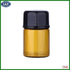 European Screw Cap Amber Glass Bottles 2ml Wholesale Mini Glass Vial