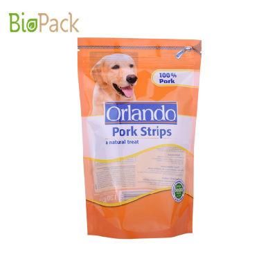 Custom Priniting Eco-Friendly Material Stand up Pouch for Animal Feeds with Zipper