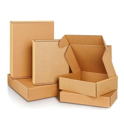 Biodegradable Logo Printing Flat Pack Apparel/Clothing/Shoe Packaging Corrugated Paper Shipping/Mailer/Carton Boxes