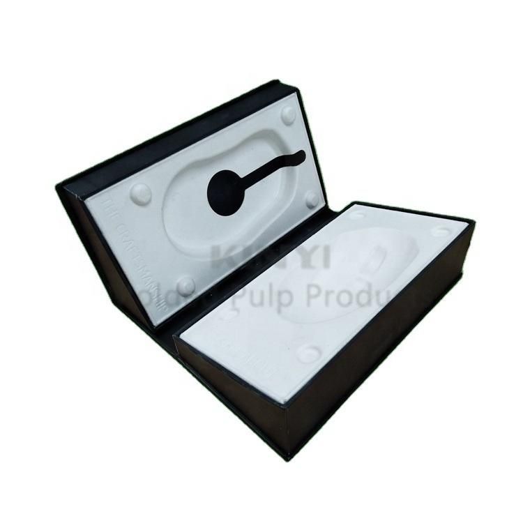 Molded Fiber Pulp Electronics Packaging Tray Inserts with Box