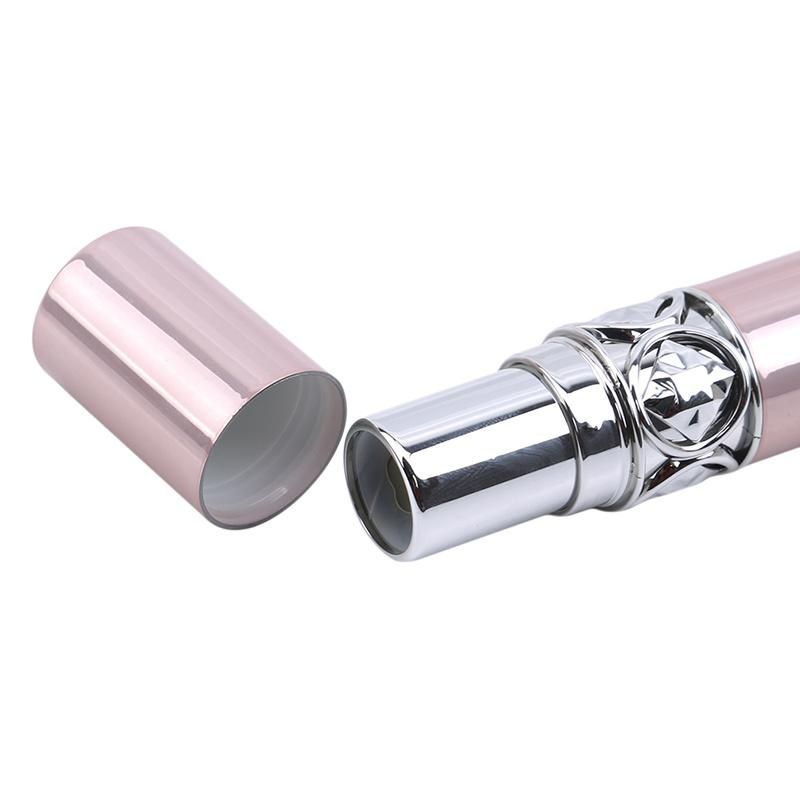 New High Grade Pink Color Empty Lipstick Tube Heigh Quality Hot Sale Luxury Women Lip Balm Maquiagem Container Bottles