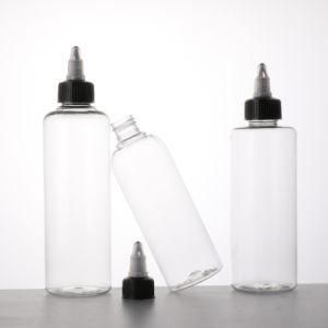 30ml/60ml/100ml/120ml/250ml Plastic Pet E Juice Liquid Dropper Capacity Bottles Twist Top Cap Bottle for Tattoo Pigment Ink