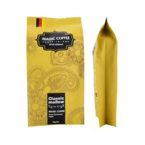 China Supplier Heat Seal Cafe Beans Coffee Packaging Paperplastic Bag Side Gusset 500g Coffee Bags