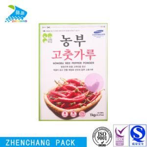 Heat Seal Laminate Brc Moisture Proof Pepper Power Korean Food Plastic Packaging Bag Resealable