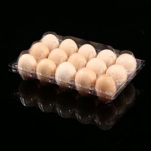 Pet Clear Egg Packaging 15 Holes Egg Packaging Clamshell