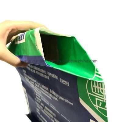 20kg Kraft Paper Valve Bag for Packing Cement Chemical Glue