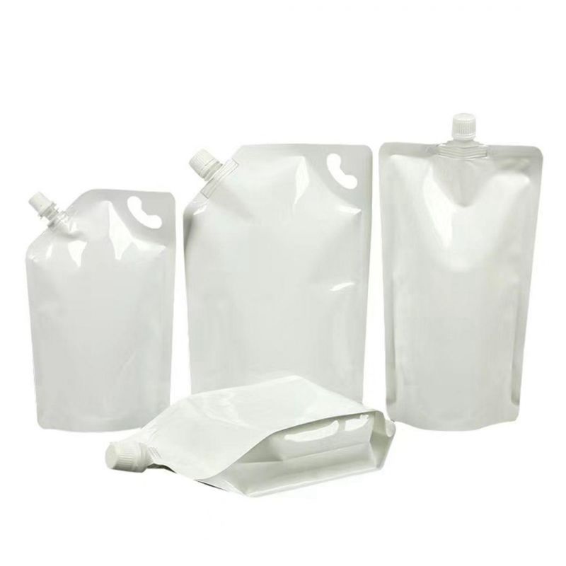 Stand up Clear Spout Bag for Gas Butter Oil Packaging