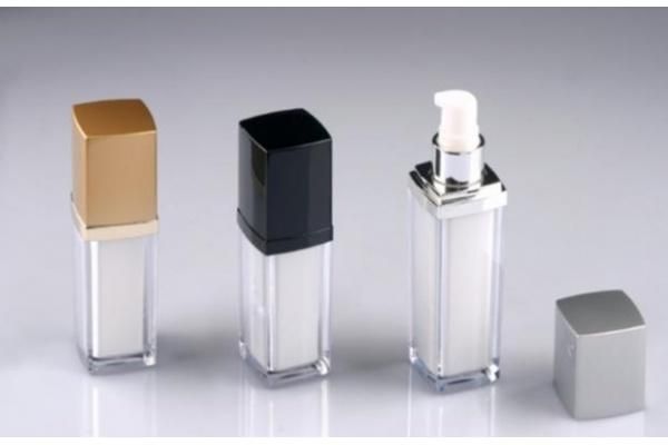 Square Acrylic Packaging Cosmetic Bottle