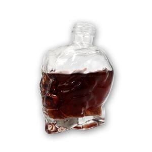 OEM Skull Shape Glass Bottle for Vodka/Whisky
