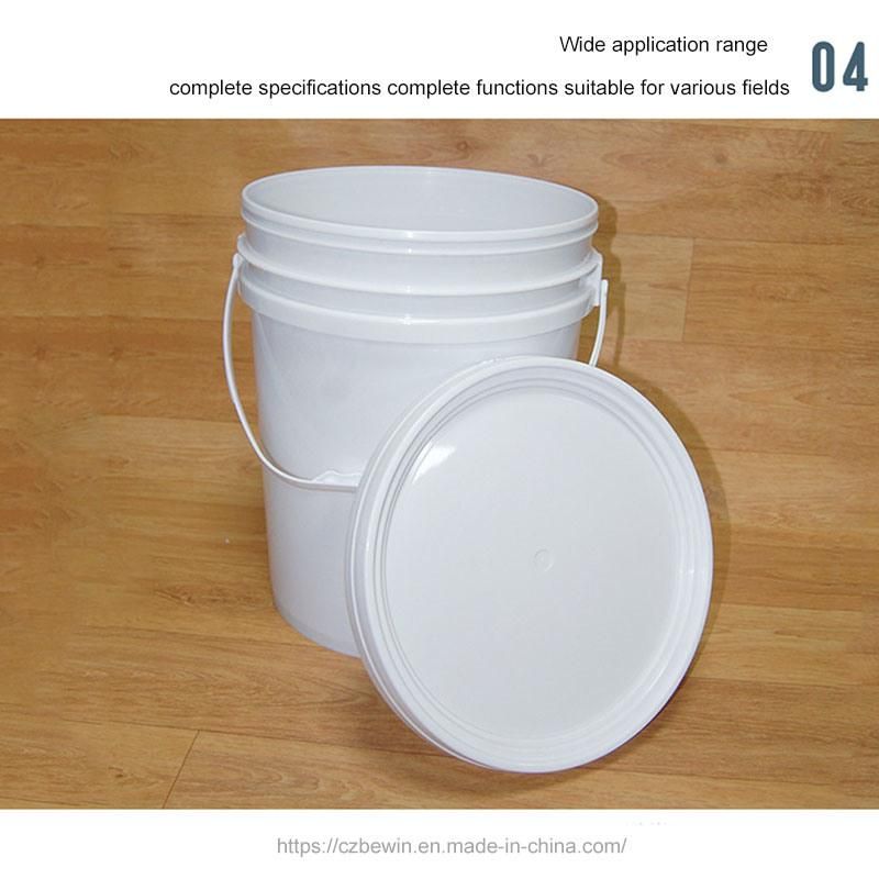 Clear Plastic Packaging Round Buckets with Lids