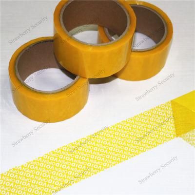 Anti-Forgery Adhesive Security Packing Box Carton Tape Security Void Tape Tamper Evident Tape