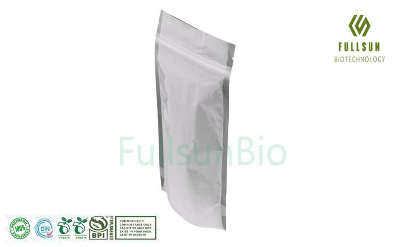 100% Biodegradable Compostable Zipper Food Packaging Snacks Plastic Bag