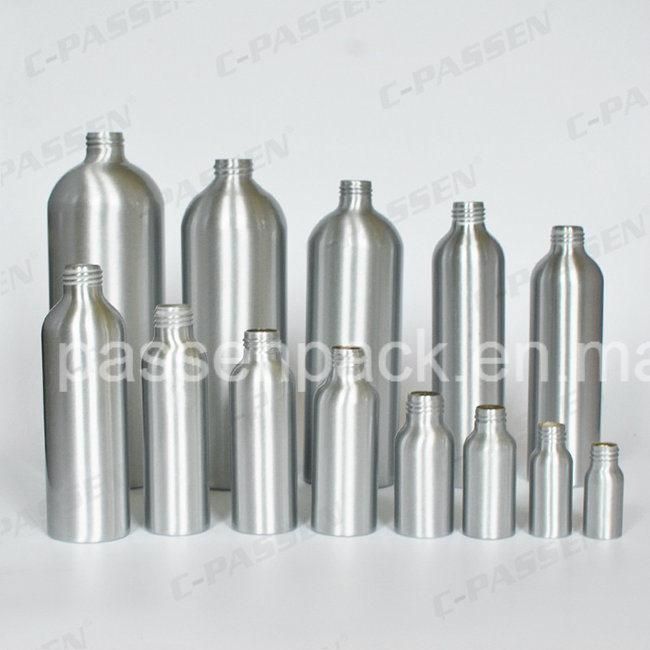 500ml Cosmetic Plain Sliver Body Lotion Aluminum Bottle
