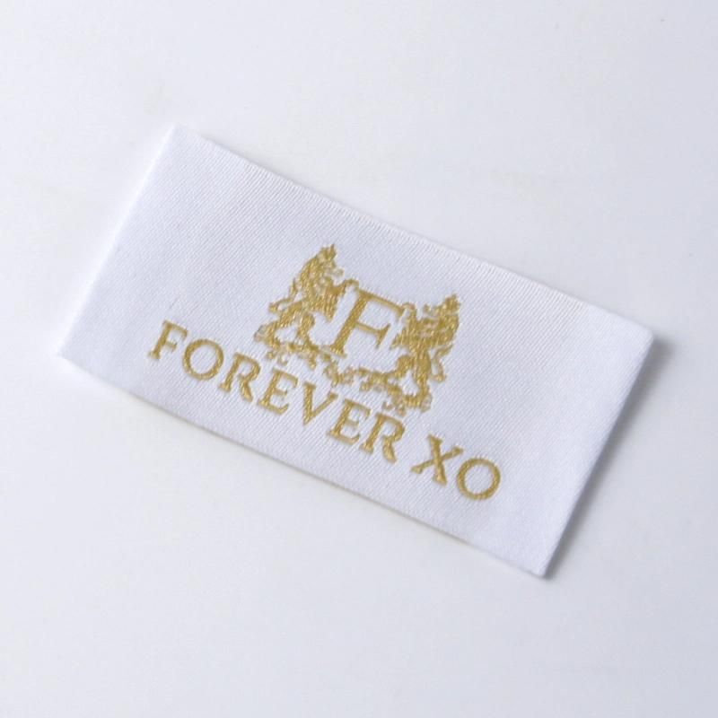 Custom High Quality Cotton Red Woven Label
